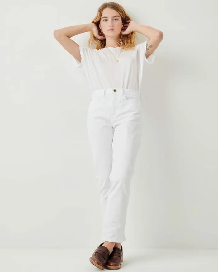 Sessn Womens Denim Momon White Gift 4 You