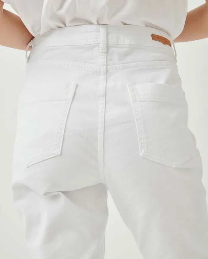 Sessn Womens Denim Momon White Gift 4 You