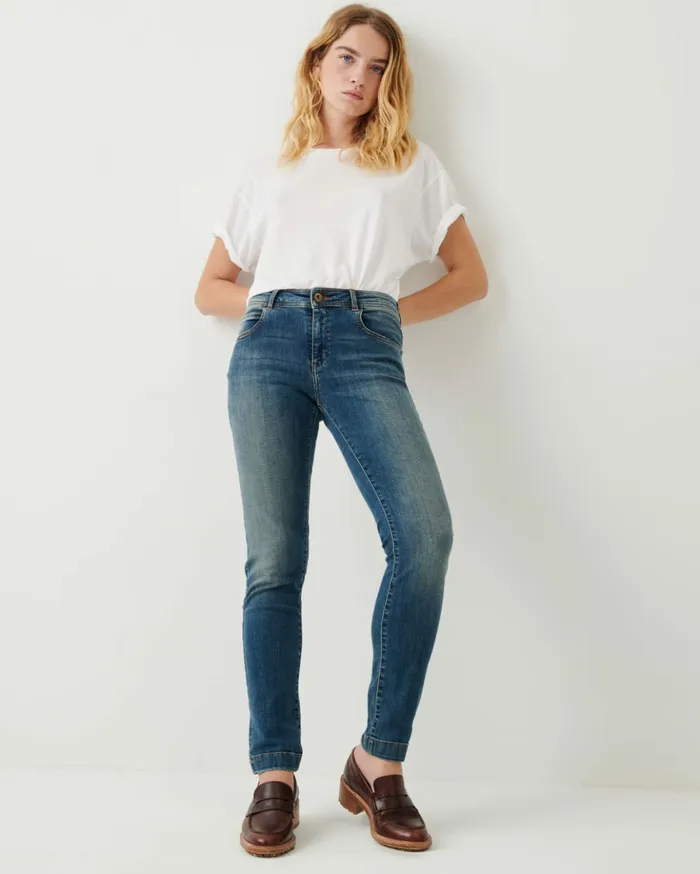 Sessn Womens Denim Stoneford Authentic Blue Popular