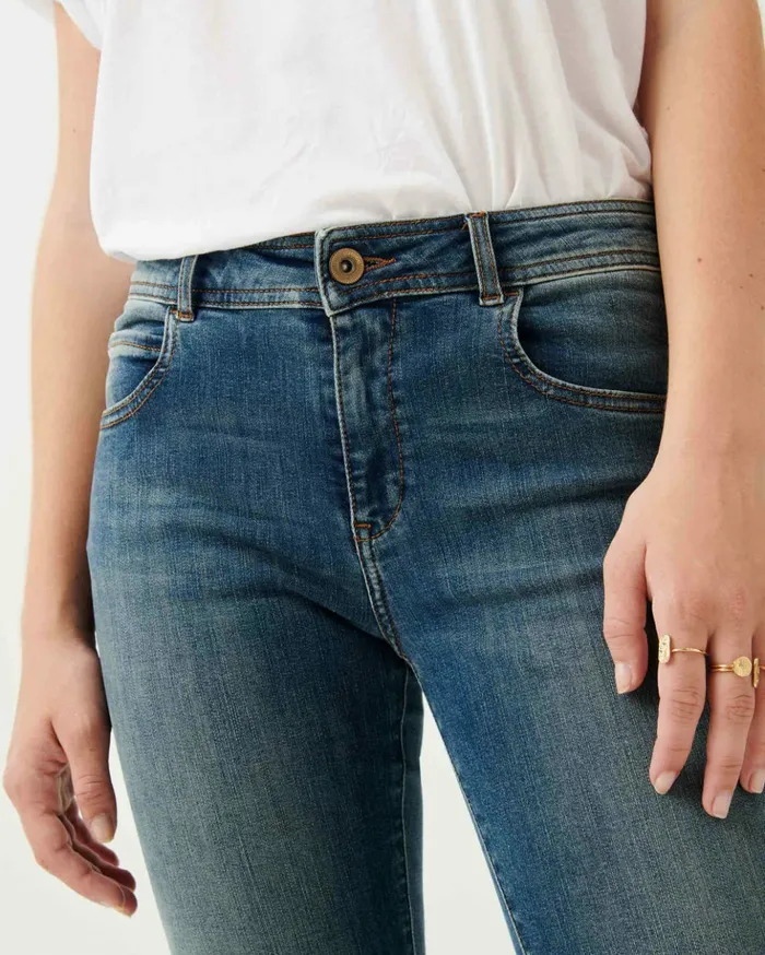 Sessn Womens Denim Stoneford Authentic Blue Popular