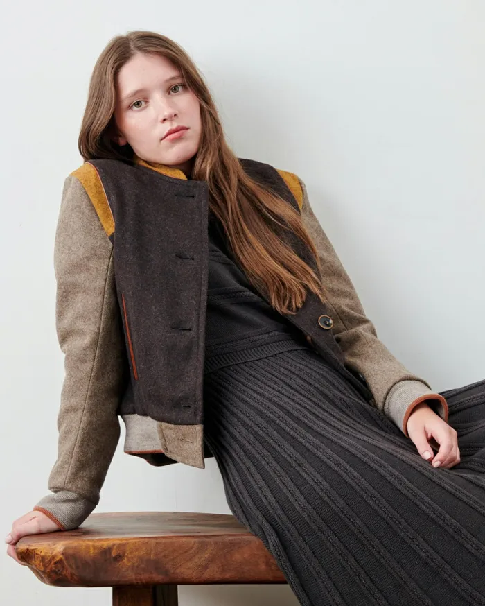 Sessn Womens Jackets Hopton Coffee Mood