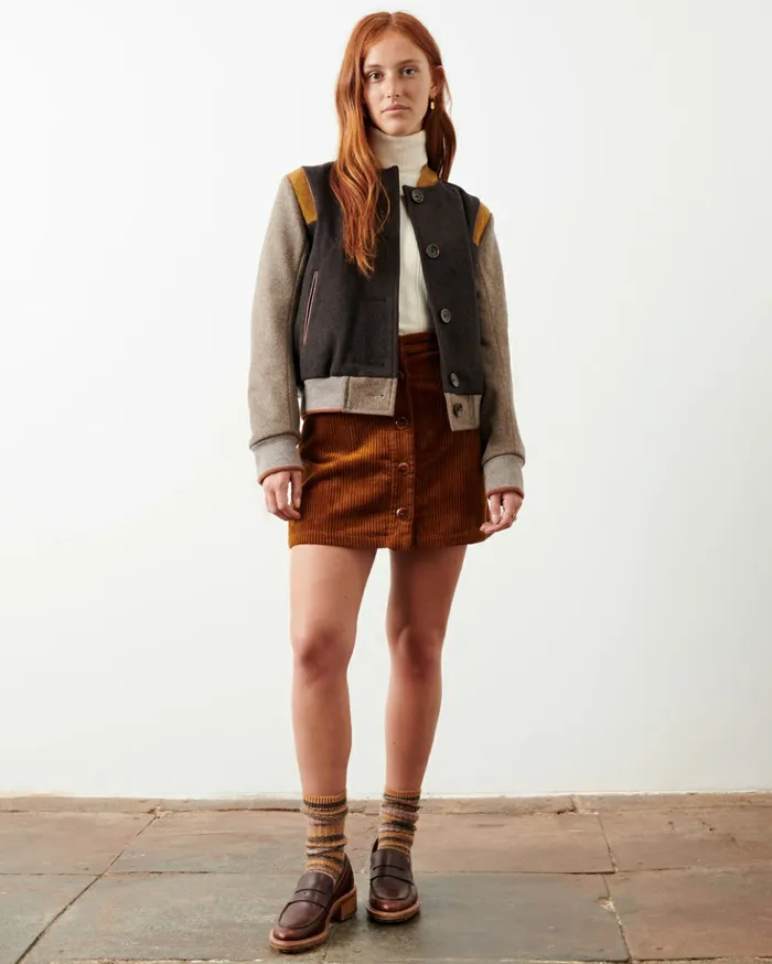 Sessn Womens Jackets Hopton Coffee Mood