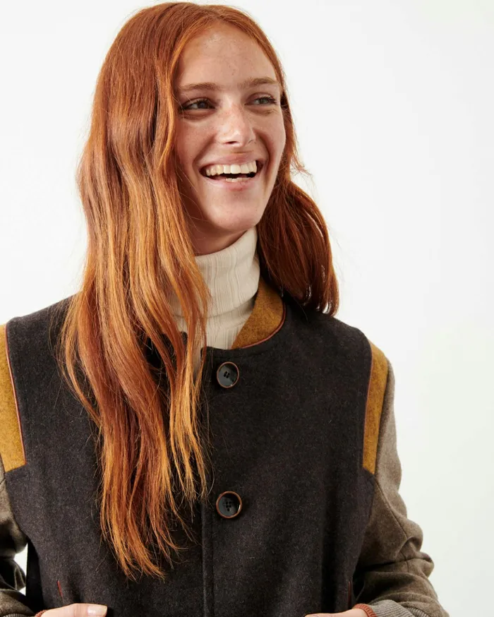 Sessn Womens Jackets Hopton Coffee Mood