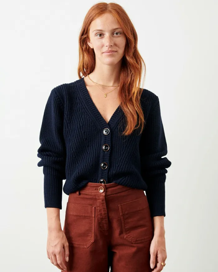 Sessn Womens Jumpers Rosemead Navy