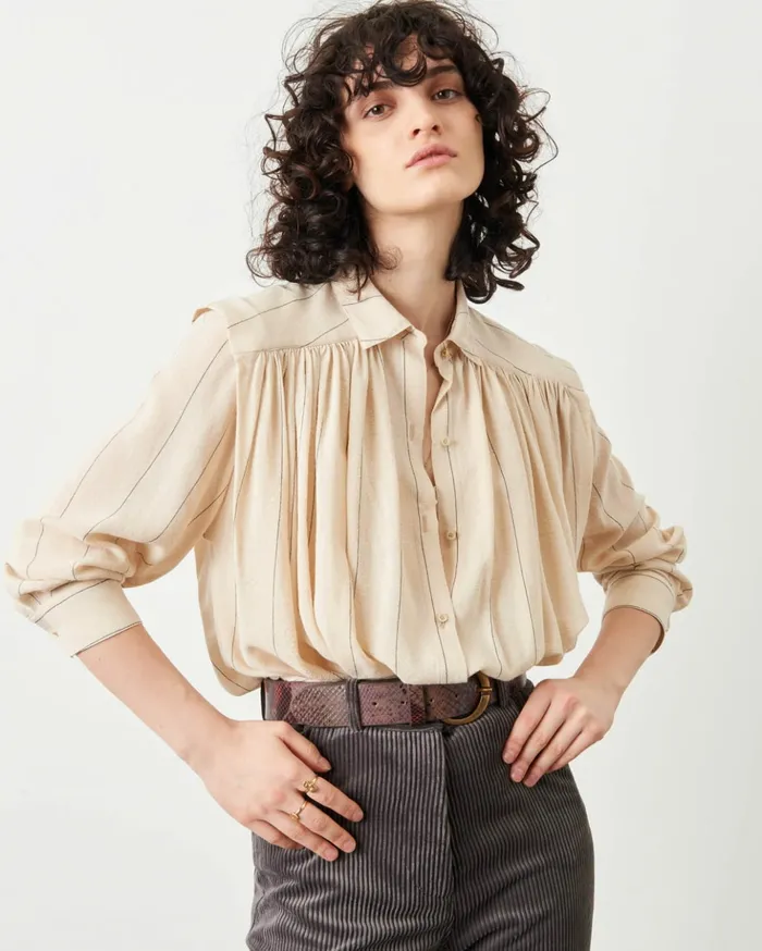 Sessn Womens Shirts And Blouses Dora maar Sandblack On Sale