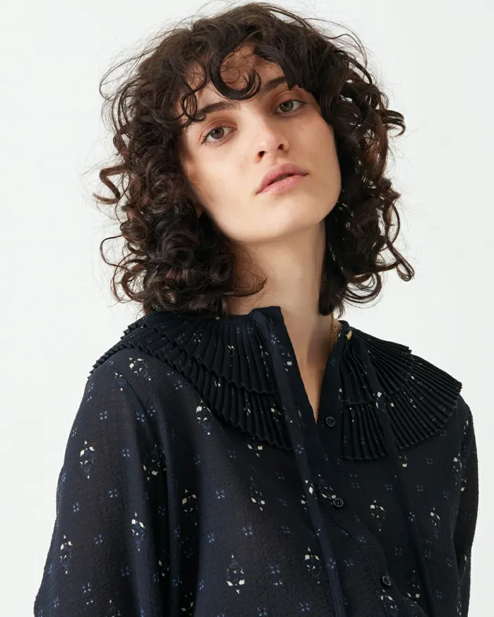Sessn Womens Shirts And Blouses Rosa Indigo Arlette Gift for Friend