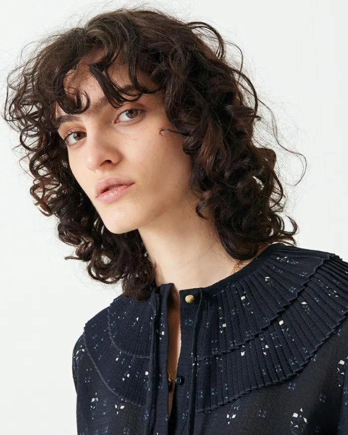 Sessn Womens Shirts And Blouses Rosa Indigo Arlette Gift for Friend