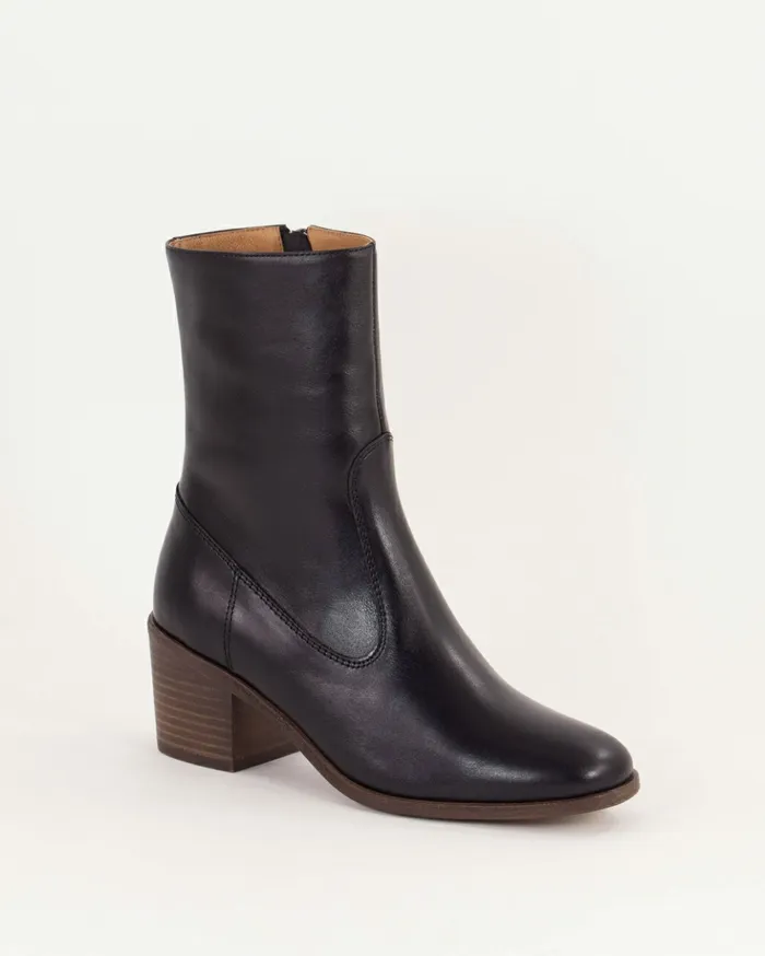 Sessn Womens Shoes Ludd Black Leather Casaul