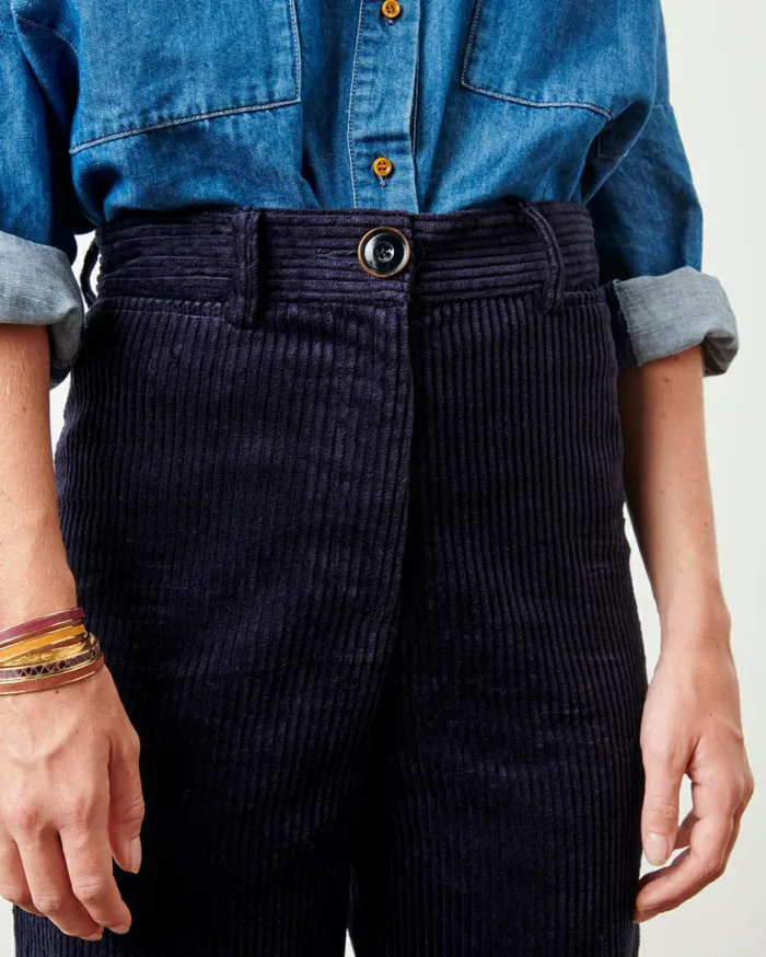 Sessn Womens Trousers Cookie co Indigo