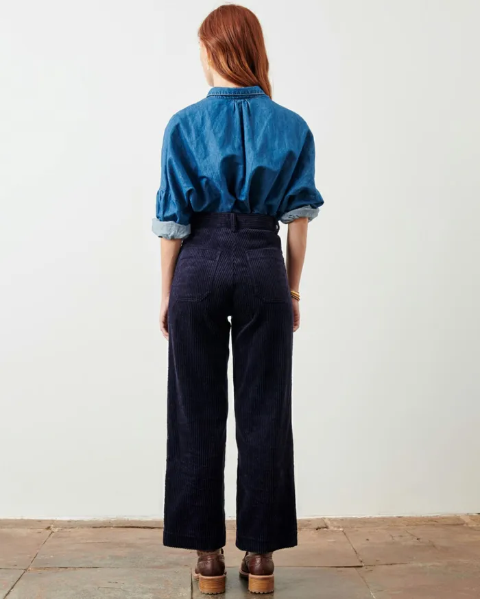 Sessn Womens Trousers Cookie co Indigo
