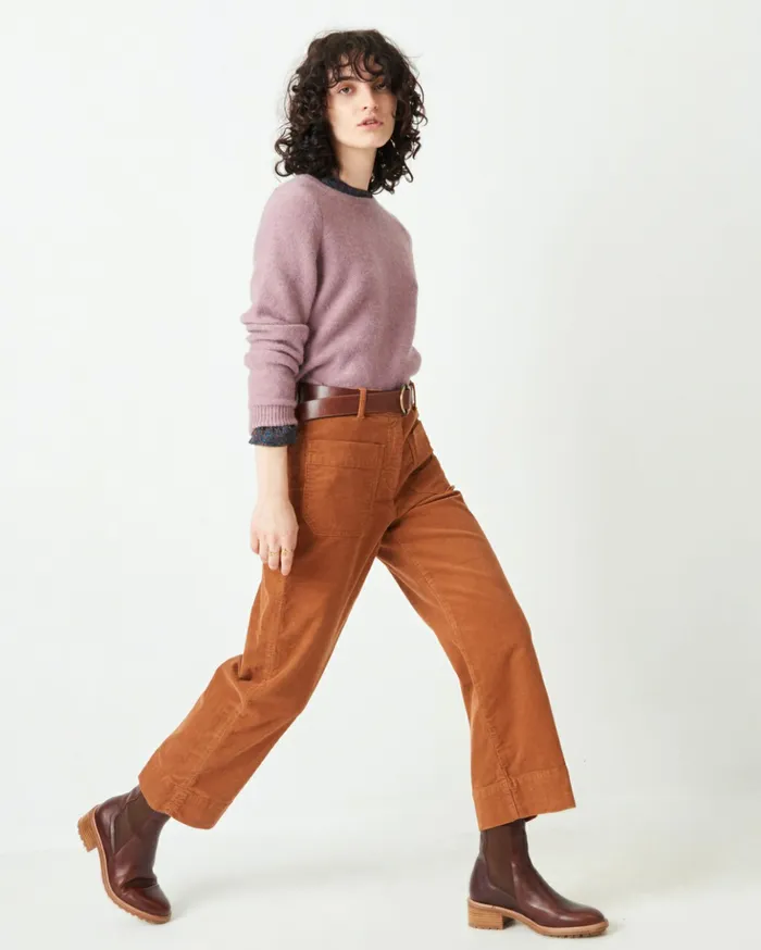 Sessn Womens Trousers Hudson street Fox