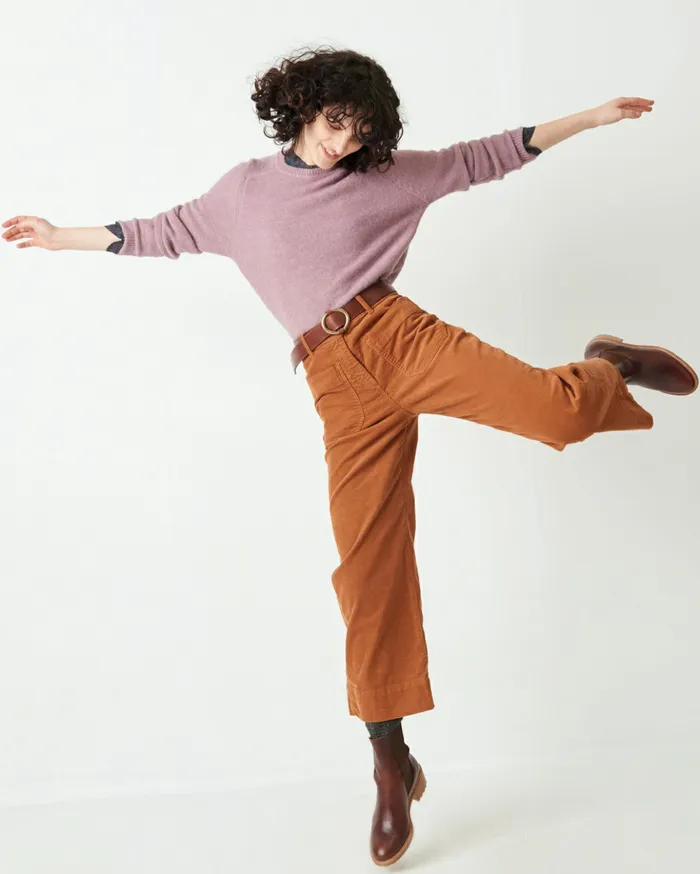 Sessn Womens Trousers Hudson street Fox