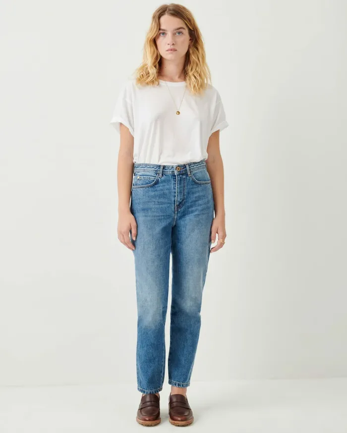 Sessn Womens Trousers Momon o Vintage Blue