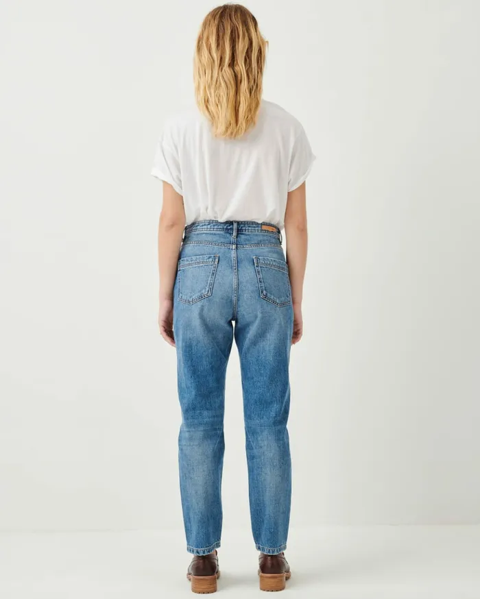 Sessn Womens Trousers Momon o Vintage Blue