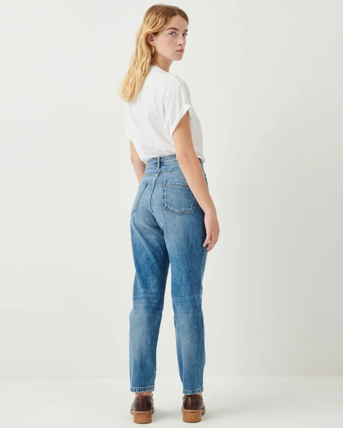 Sessn Womens Trousers Momon o Vintage Blue