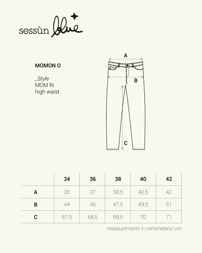 Sessn Womens Trousers Momon o Vintage Blue