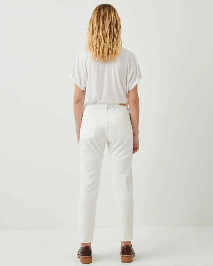 Sessn Womens Trousers Santi dad o White