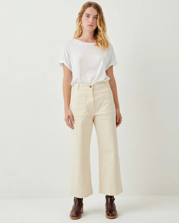 Sessn Womens Trousers Seakey o Fleur de Sel