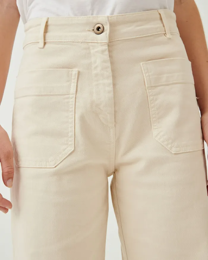 Sessn Womens Trousers Seakey o Fleur de Sel