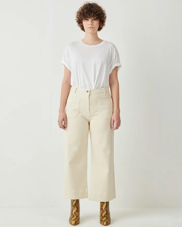 Sessn Womens Trousers Seakey o Fleur de Sel