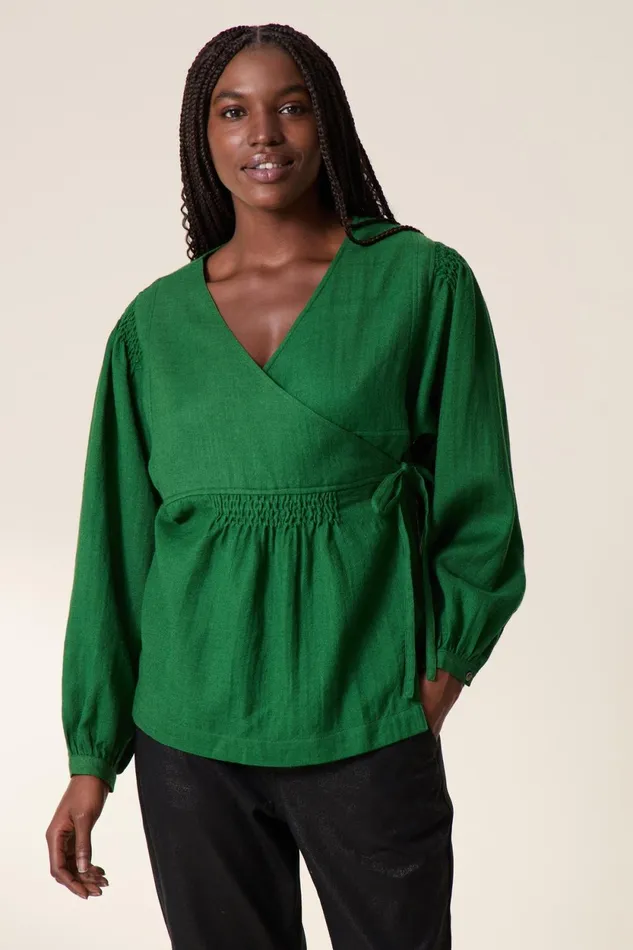 Shirts and Blouses Women Leon and Harper Cicily Pln Blouse Green