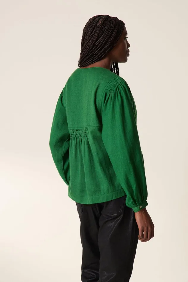 Shirts and Blouses Women Leon and Harper Cicily Pln Blouse Green