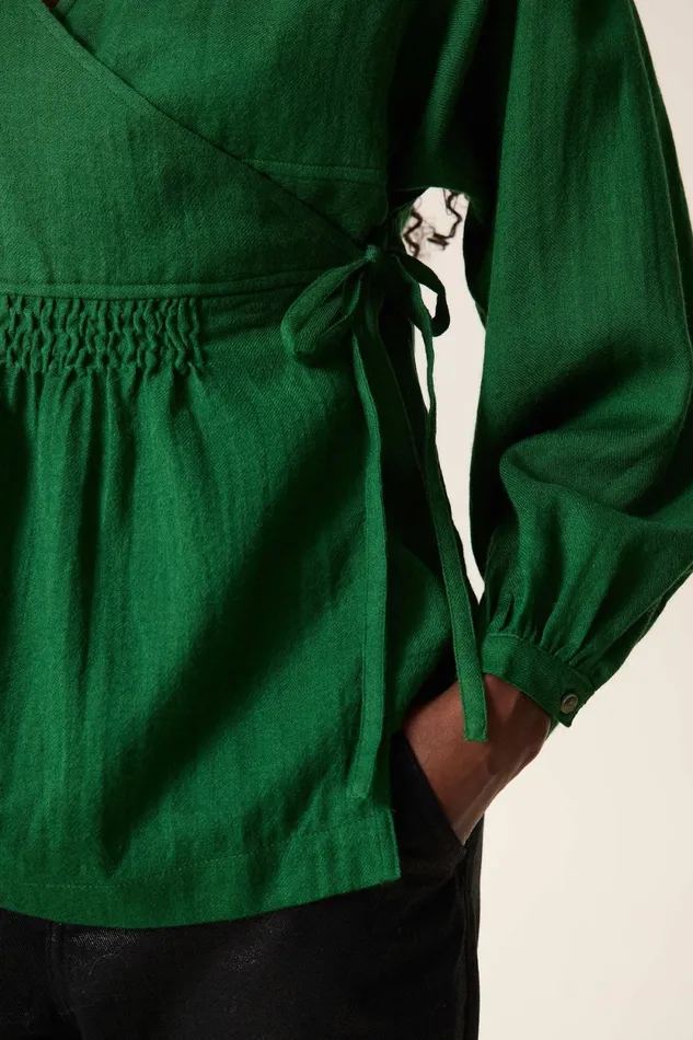 Shirts and Blouses Women Leon and Harper Cicily Pln Blouse Green