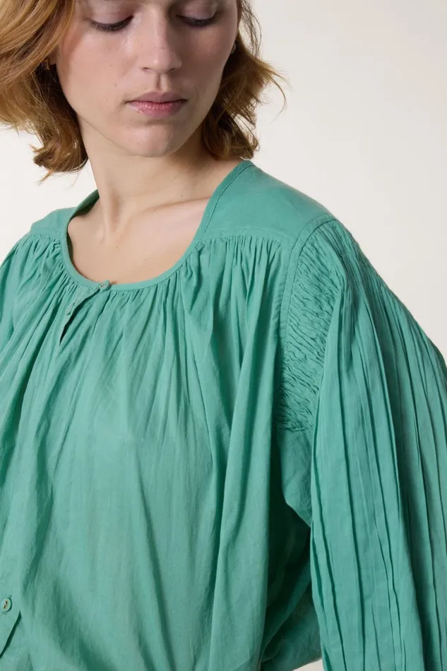 Shirts and Blouses Women Leon and Harper Corso Plain Blouse Celadon