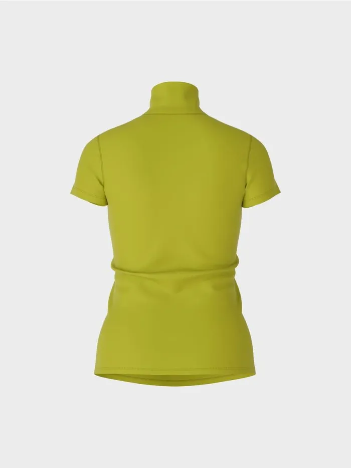 Shirts and Tops Damen Marc Cain Hochgeschlossenes TShirt Bright Olive Green