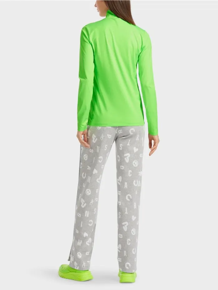 Shirts and Tops Damen Marc Cain Krpernahes LangarmShirt Bright Shocking Green