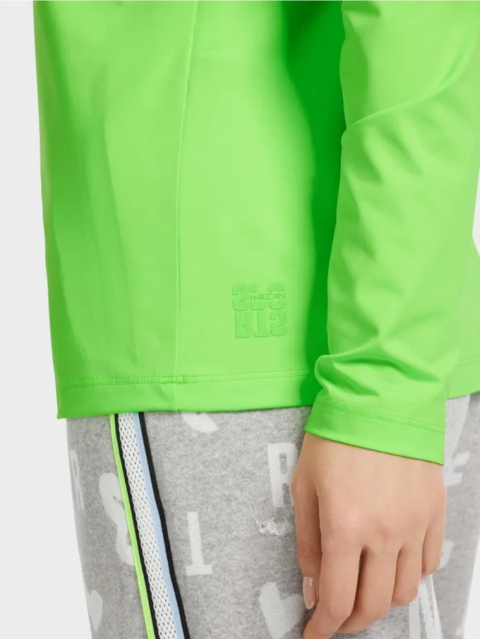 Shirts and Tops Damen Marc Cain Krpernahes LangarmShirt Bright Shocking Green