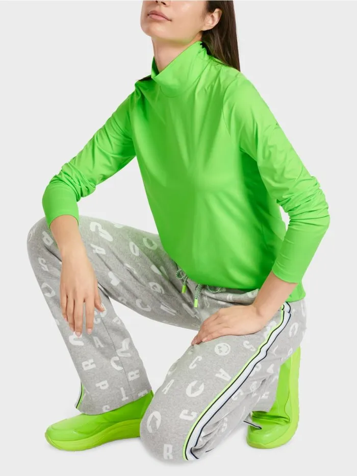 Shirts and Tops Damen Marc Cain Krpernahes LangarmShirt Bright Shocking Green
