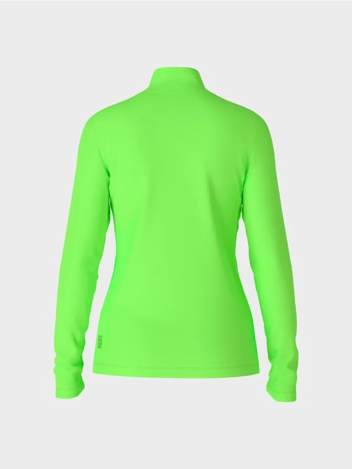 Shirts and Tops Damen Marc Cain Krpernahes LangarmShirt Bright Shocking Green