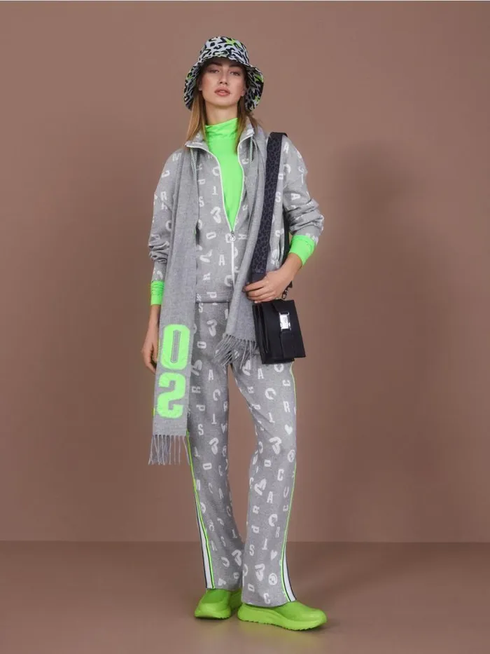 Shirts and Tops Damen Marc Cain Krpernahes LangarmShirt Bright Shocking Green