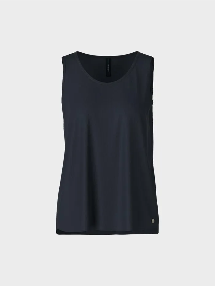 Shirts and Tops Damen Marc Cain Leichtes rmelloses Top Midnight Blue