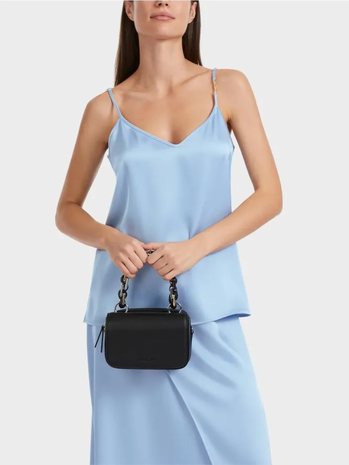 Shirts and Tops Damen Marc Cain Top Mit Schmaler Kette Dark Summer Sky