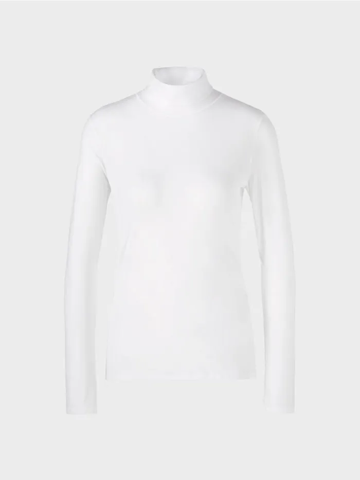 Shirts and Tops Damen Marc Cain Zarter Rollkragenpullover White