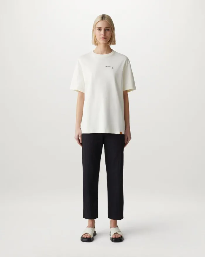 Shirts and Tops Women Belstaff Centenary Oversized TShirt Chalk Shirts and Tops Women Belstaff Centenary Oversized TShirt Chalk