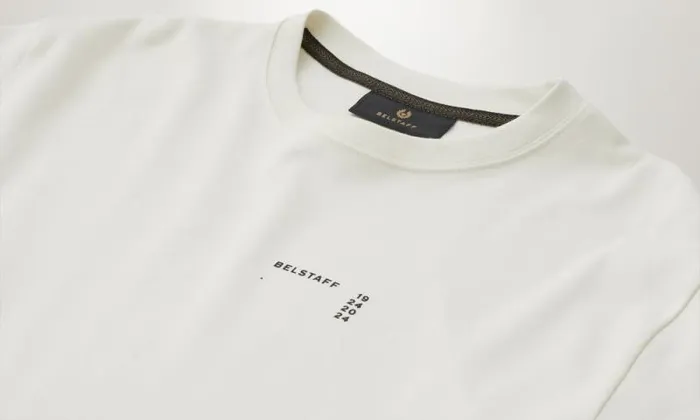 Shirts and Tops Women Belstaff Centenary Oversized TShirt Chalk Shirts and Tops Women Belstaff Centenary Oversized TShirt Chalk