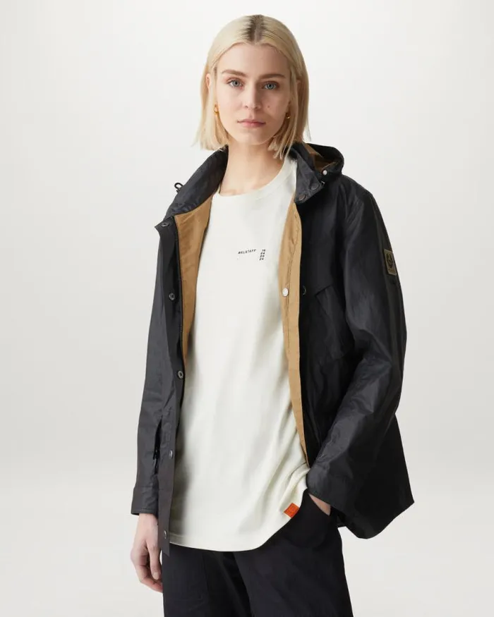 Shirts and Tops Women Belstaff Centenary Oversized TShirt Chalk Shirts and Tops Women Belstaff Centenary Oversized TShirt Chalk