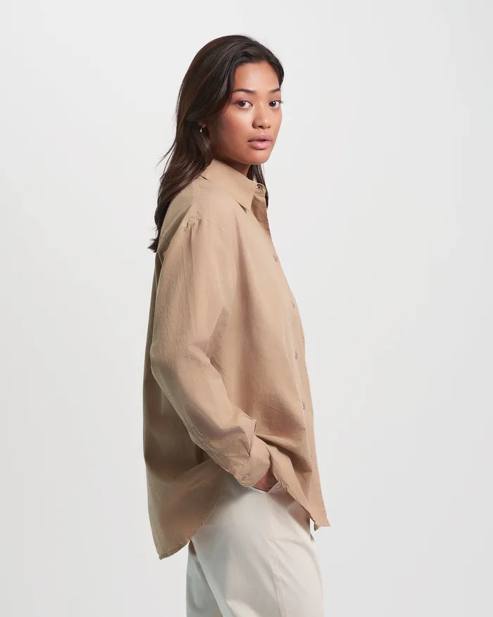 Shirts Colorfulstandard Women Organic Oversized Shirt 8211 Optical White