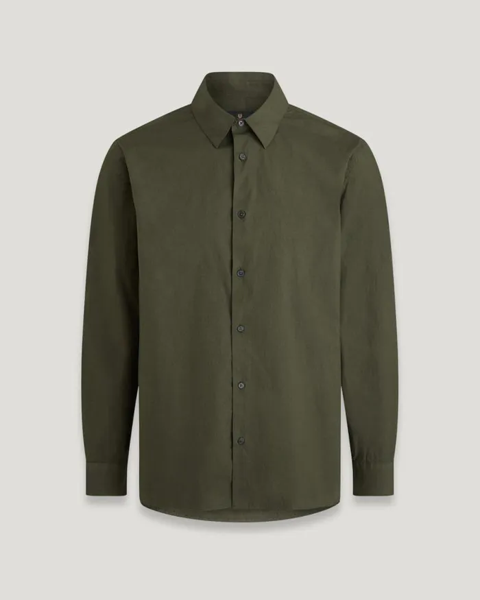 Shirts Men Belstaff Pipe Shirt Tile Green