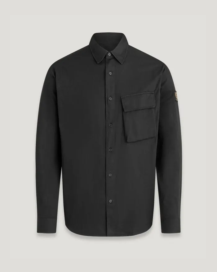 Shirts Men Belstaff Scale Shirt Black