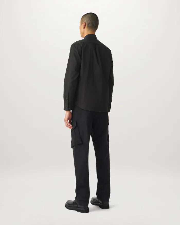 Shirts Men Belstaff Scale Shirt Black Shirts Men Belstaff Scale Shirt Black