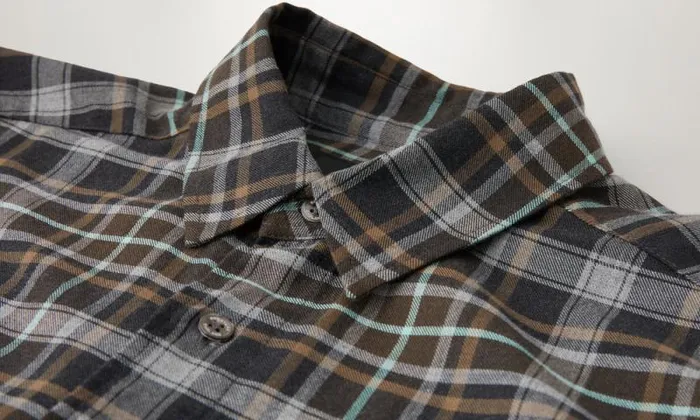 Shirts Men Belstaff Scale Shirt Charcoal Oil Blue