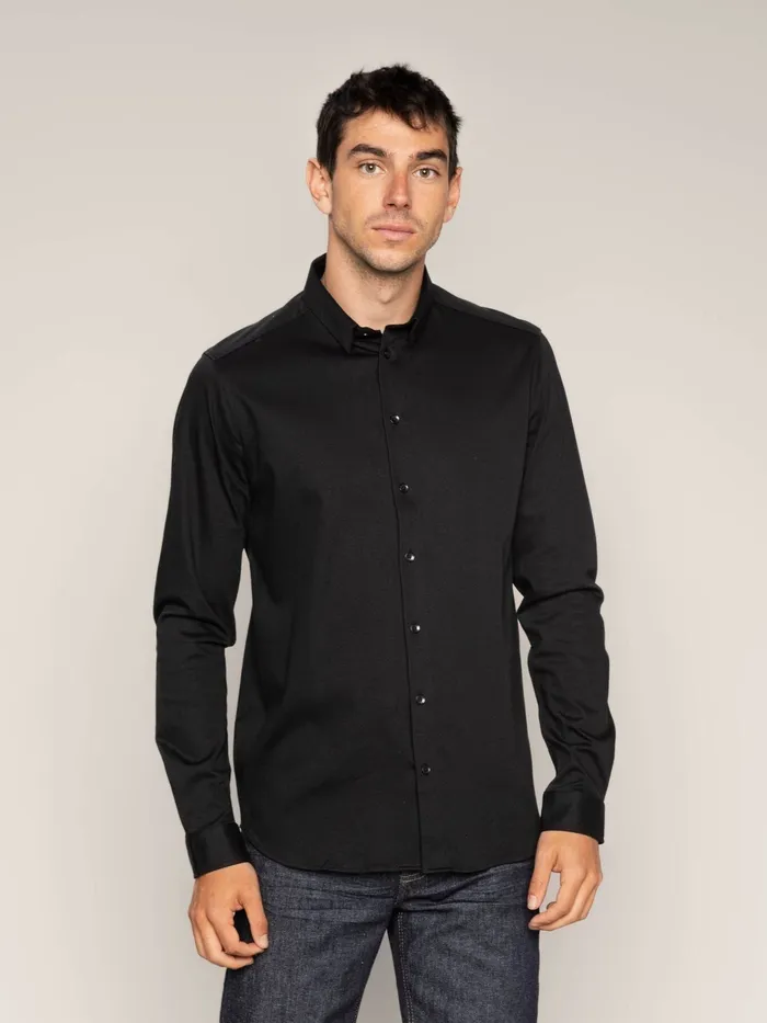 Shirts Men MOS MOSH MMGMarley Jersey Shirt Black