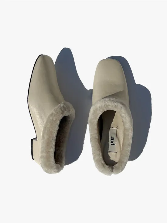 Shoes Lisa Says Gah Women Matu Furry Mule Toffu Shoes Lisa Says Gah Women Matu Furry Mule Toffu
