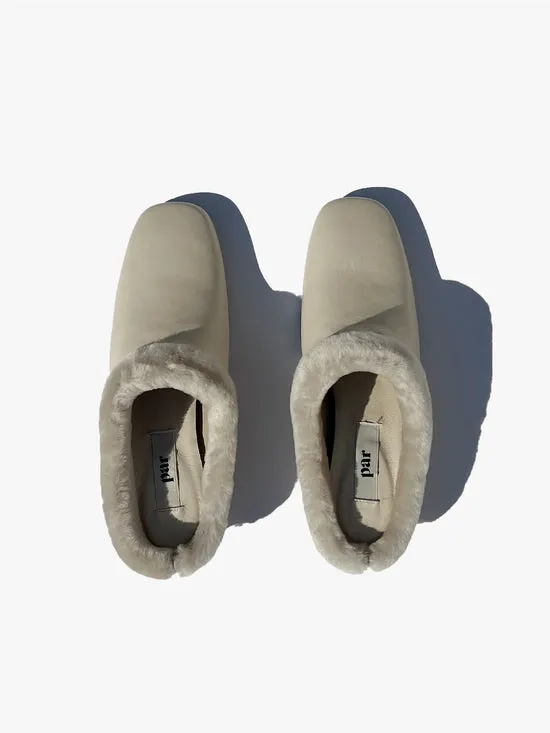 Shoes Lisa Says Gah Women Matu Furry Mule Toffu Shoes Lisa Says Gah Women Matu Furry Mule Toffu