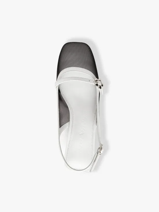 Shoes Women Lisa Says Gah Mackie Heel Black Mesh