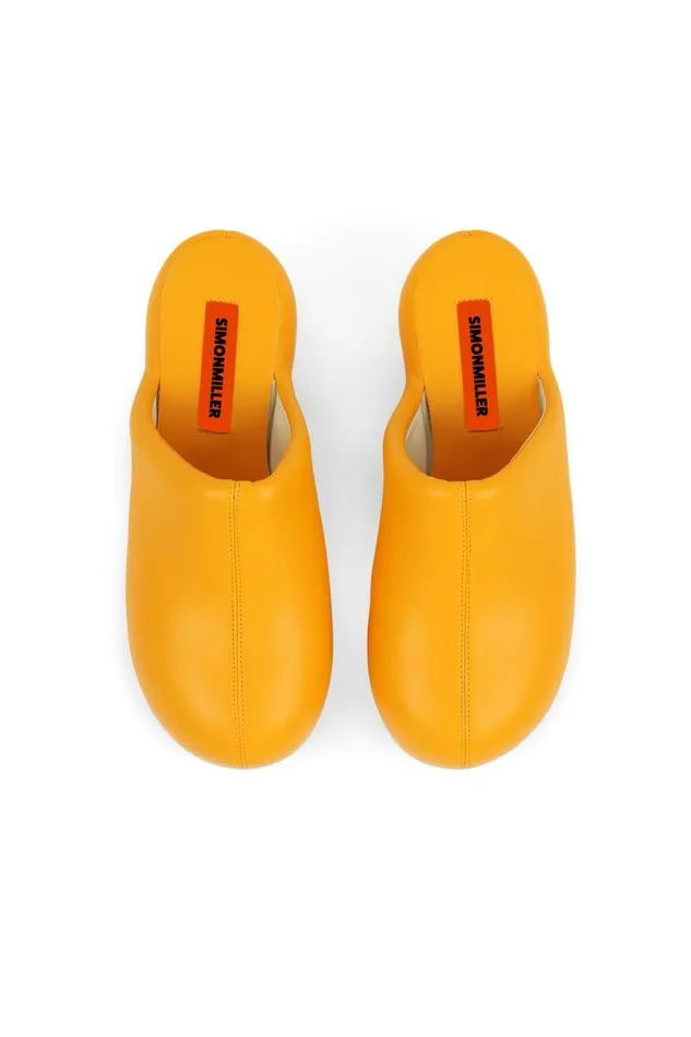 Shop Simon Miller BUBBLE CLOGS Bubble Clog Sherbert Orange